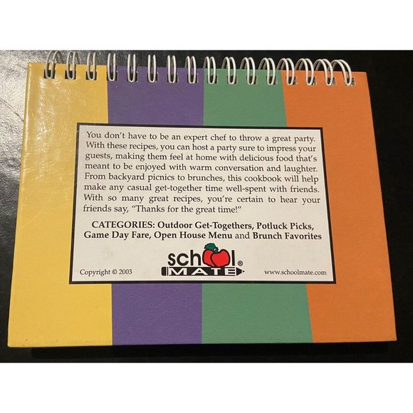 2  Small Recipe Card Books Casual Entertaining Family 5 Ingredients Or Less - Picture 3 of 15